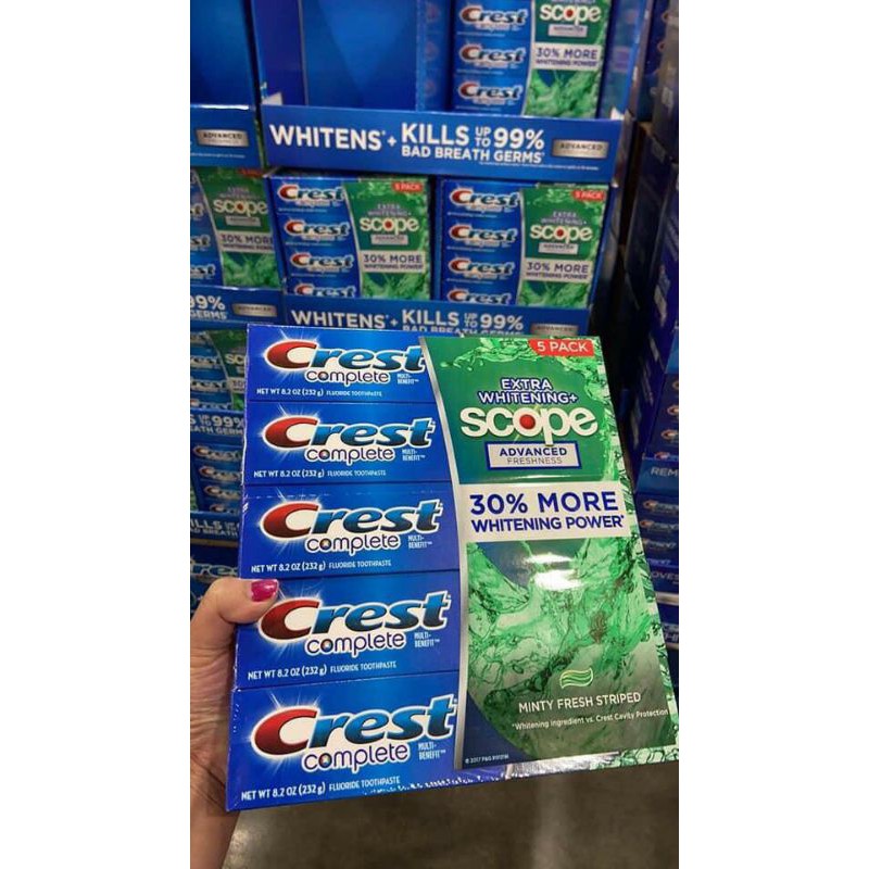 [Hàng Mỹ] Kem đánh răng Crest Scope Mỹ