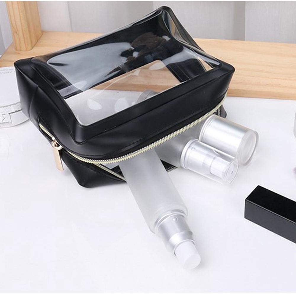 Túi Đựng Mỹ Phẩm Bằng PVC Trong Suốt 2 Kích Cỡ Tiện Dụng Ốp