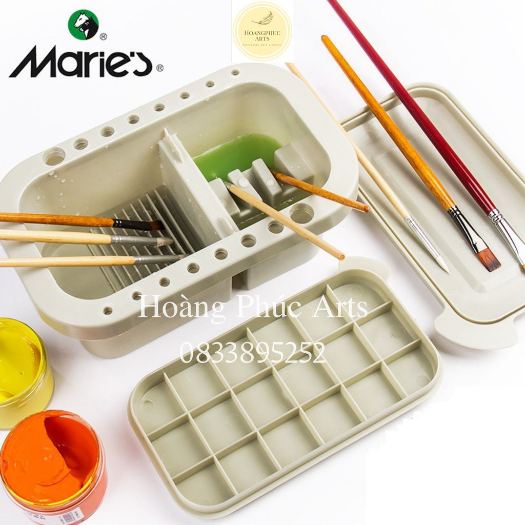 Xô rửa cọ MARIES, Xô rửa cọ MARIE’S hình chữ nhật Chính hãng