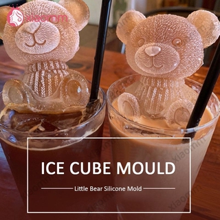 ❥ ❈ Đồ chơi Nơ Gấu Khuôn silicon Bánh kẹo mềm Khuôn viền Khuôn sô cô la Dụng cụ trang trí bánh Dụng cụ làm bánh Nhà bếp Truy cập nướng Xmm