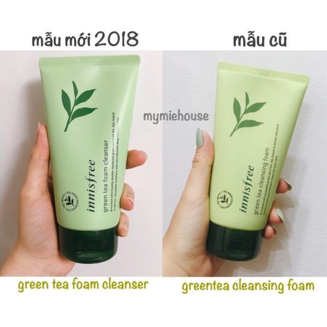 Sữa Rửa Mặt Trà Xanh 2019 New Innisfree Green Tea Cleansing Foam