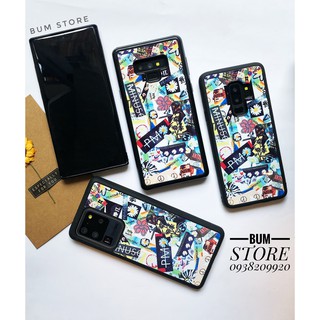 Ốp lưng kính họa tiết gd hoa ss galaxy s20 plus / s10 / note 8