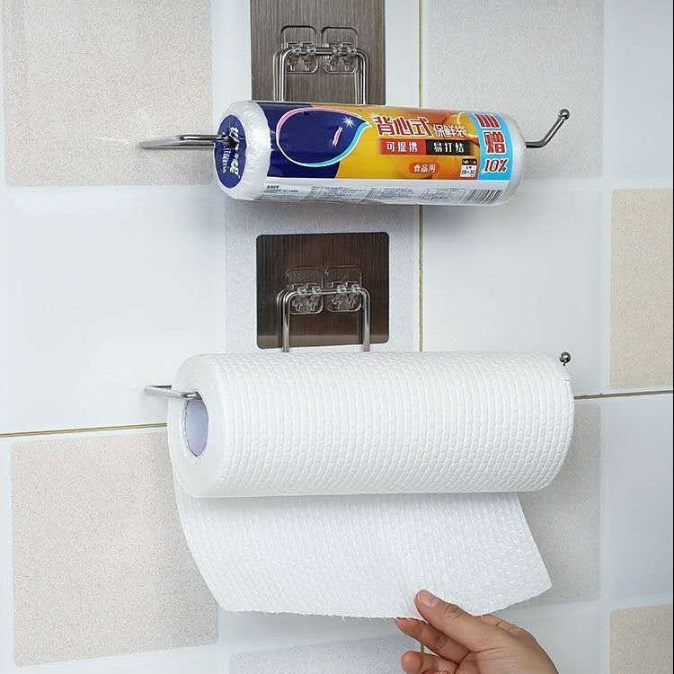 Giá Đỡ Cuộn Giấy Vệ Sinh Gắn Tường Tiện Lợi Dành Cho Nhà Bếp/ Phòng Tắm
