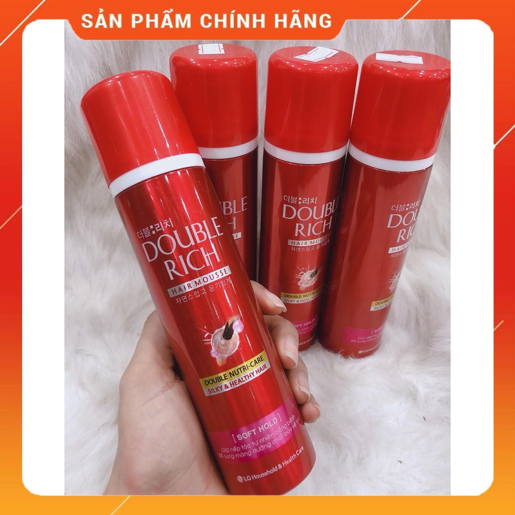 Mousse dưỡng tóc Double Rich bồng bềnh 150ml