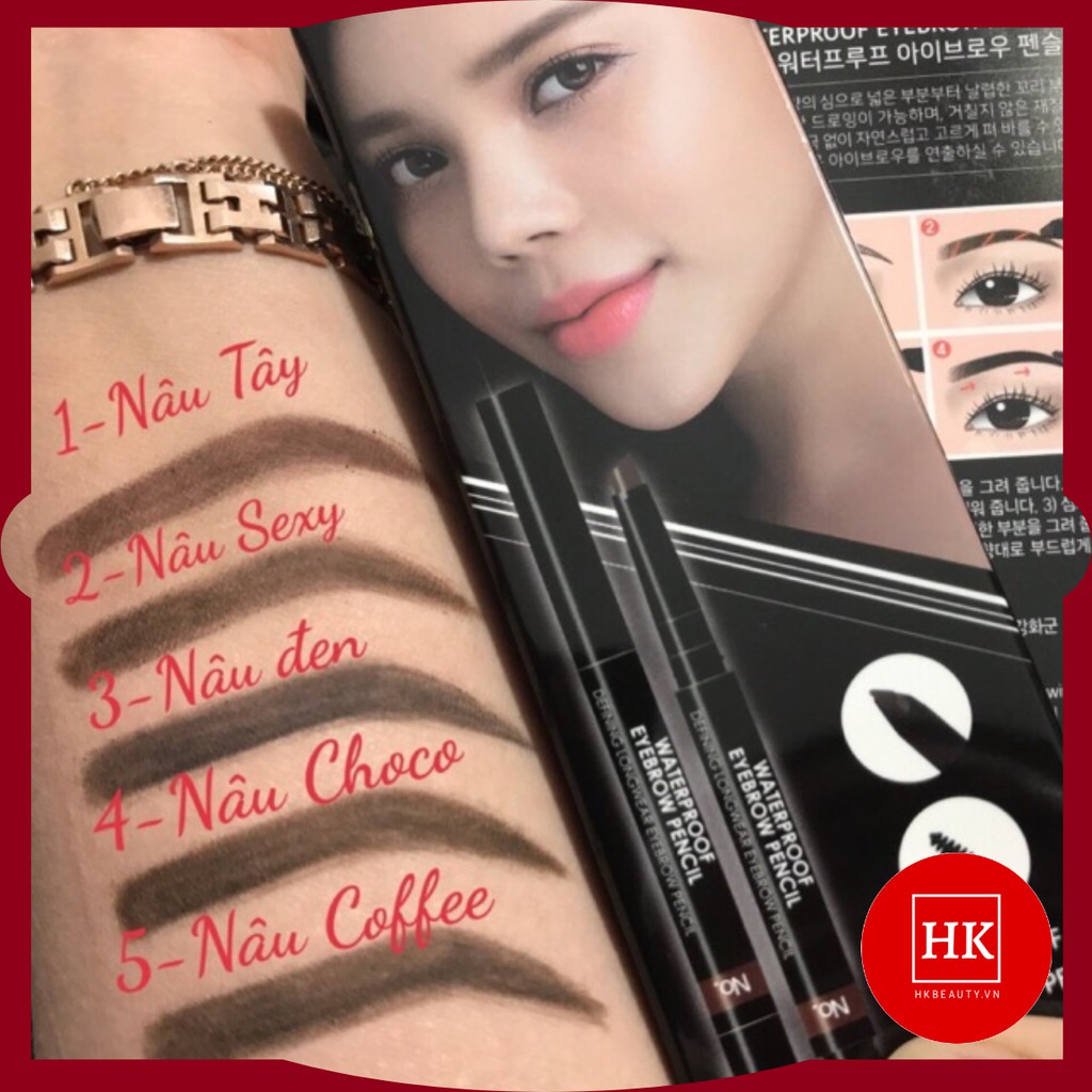 Chì kẻ chân mày  Be’well Eye Brow Pencil - sắc nét, chống trôi, chì mềm | BigBuy360 - bigbuy360.vn