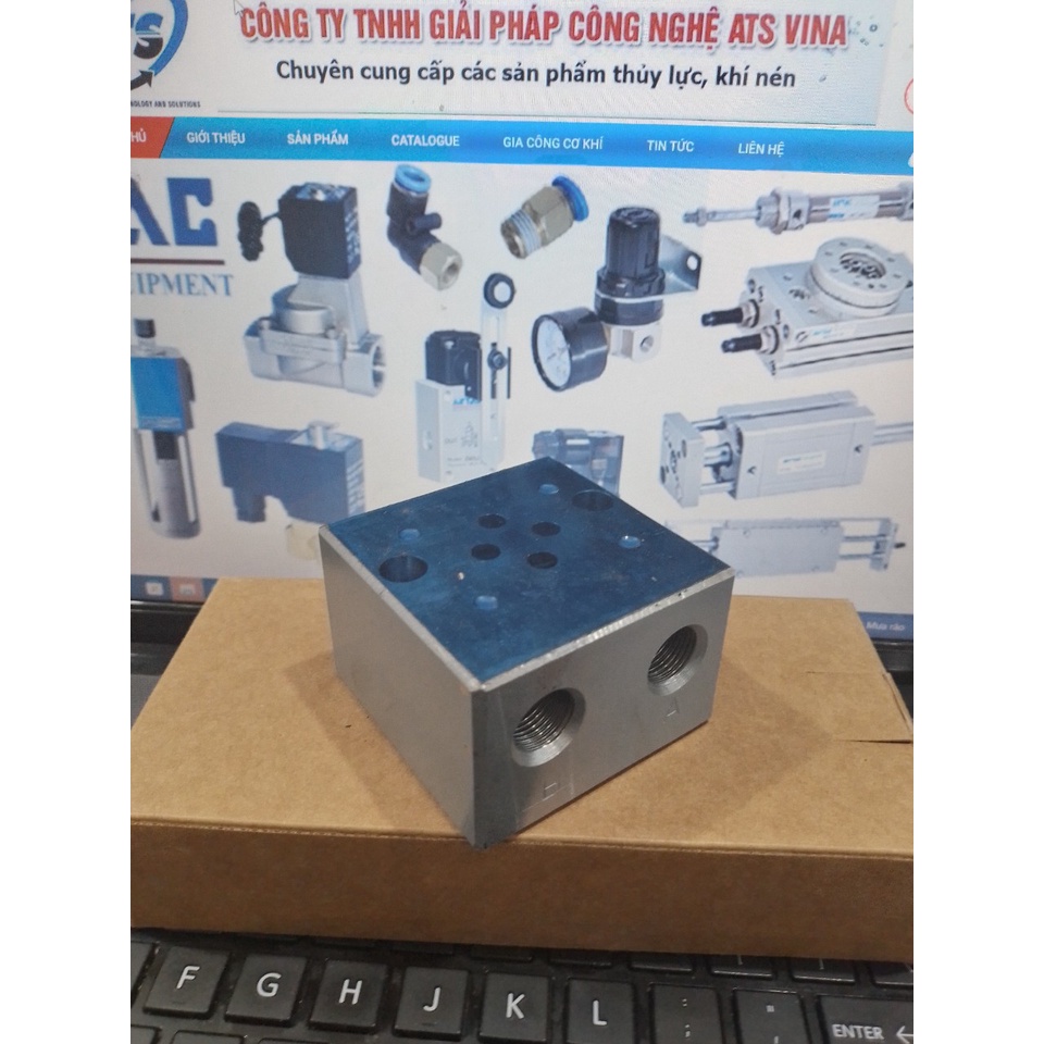 ĐẾ THỦY LỰC 1 VAN C2 XẢ 1 BÊN