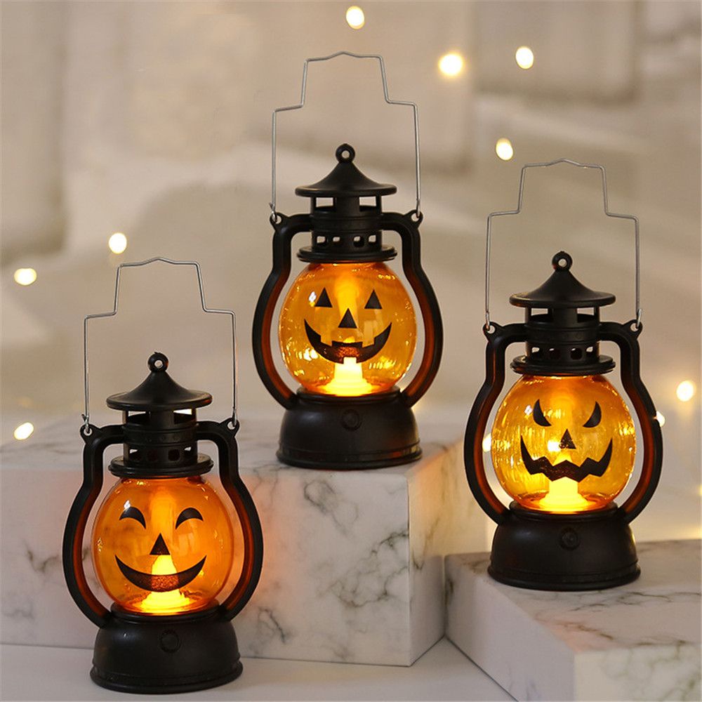 Đèn lồng led hình quả bí ngô dành cho trang trí Halloween