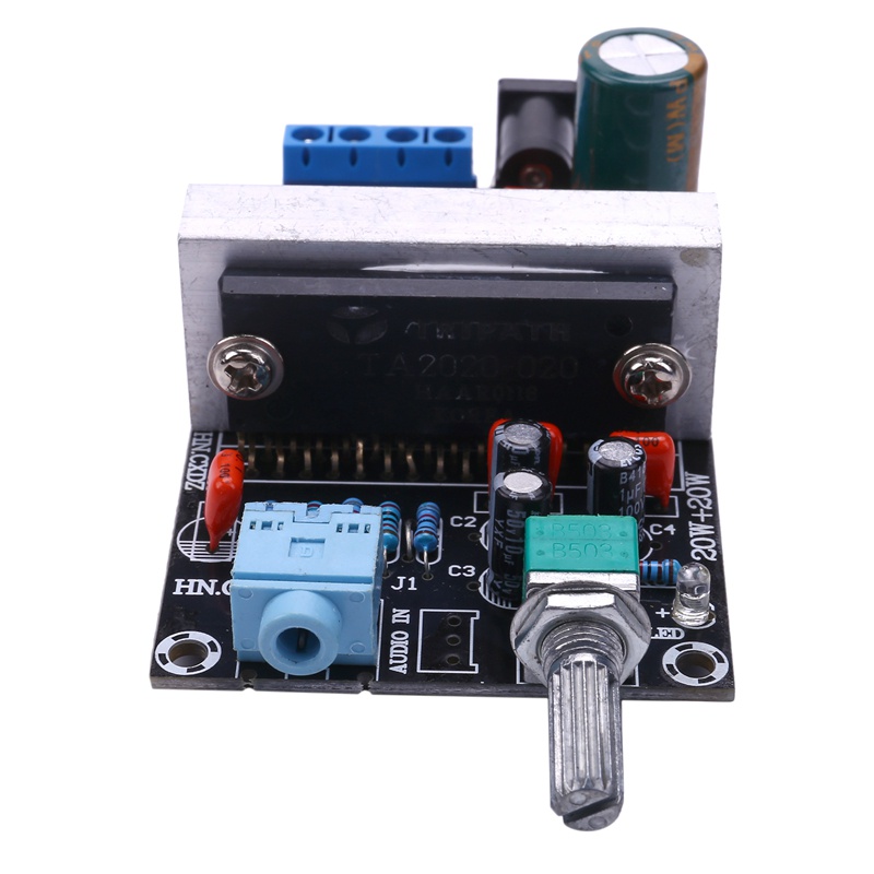 Bảng Mạch Khuếch Đại Âm Thanh Kỹ Thuật Số 20Wx2 TA2020 DC12V Cho Máy Chiếu Tại Nhà