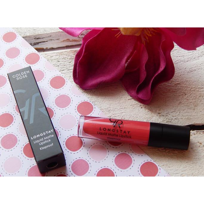 Son Kem Lì Golden Rose Longstay Matte Lipstick 💋💋💋