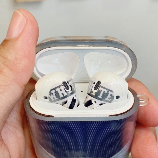 Miếng dán chống bẩn bảo vệ Airpods 1/2 ( có clip hướng dẫn)