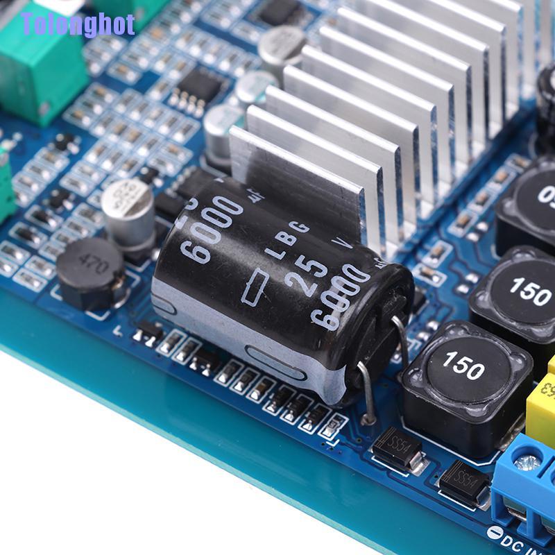 Tolonghot> Bluetooth 5.0 TPA3116D2 Digital 2.1 Audio Amplifier Board 50W*2 DC 12-24V