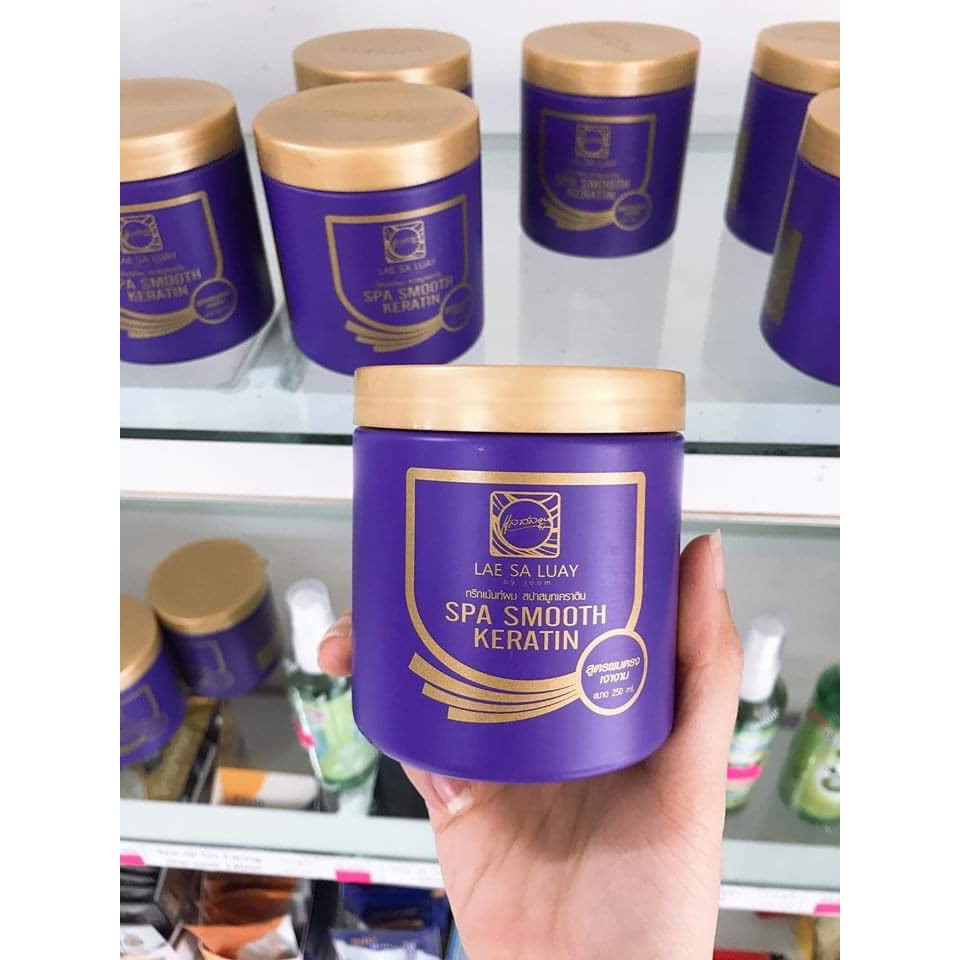 Kem Ủ Lụa, Ủ Phục Hồi Tóc LAE SA LUAY Spa Smooth Keratin Thái Lan (250ml)