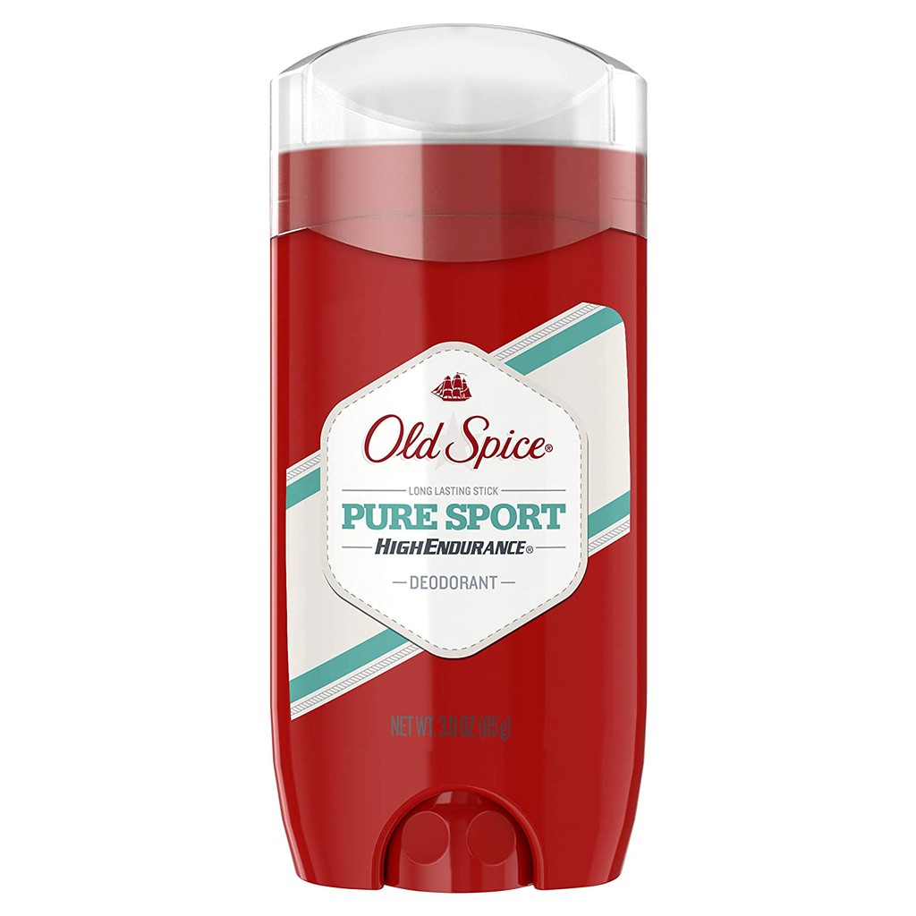 Lăn sáp khử mùi nam Old Spice High Endurance Long Lasting Deodorant Pure Sport 85g (Mỹ)