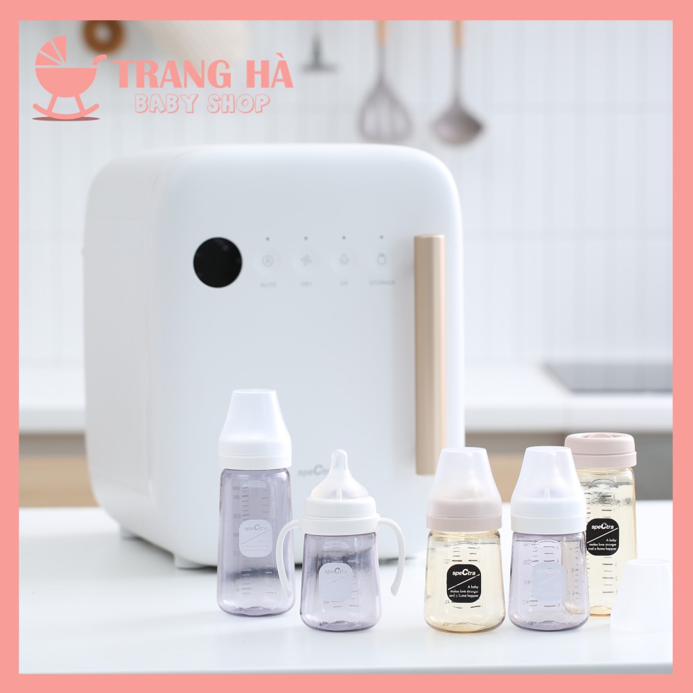 💘 𝑪𝑯𝑰́𝑵𝑯 𝑯𝑨̃𝑵𝑮💘 - Bình Spectra PPSU Hàn Quốc 160ml/260ml FULL Size Núm (0~3m/ 3~5m/ 5~7m/ >7m)