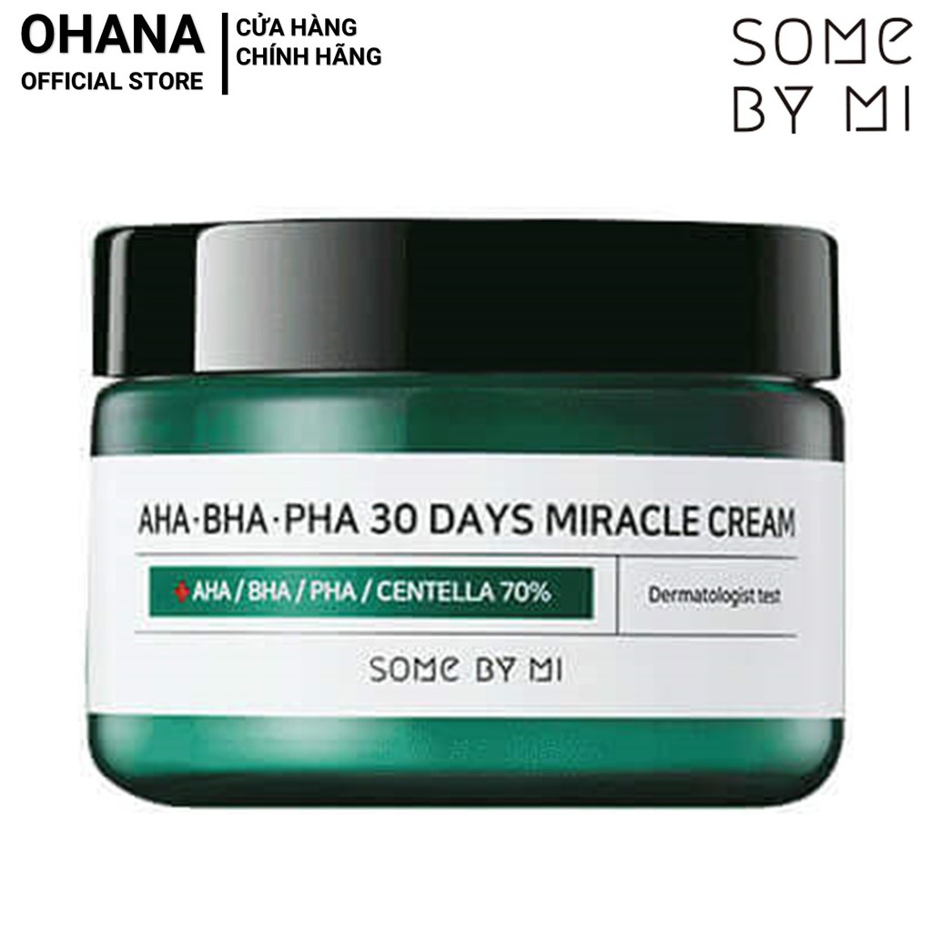 Kem Dưỡng Giảm Mụn Some By Mi AHA-BHA-PHA 30 Days Miracle 50ml