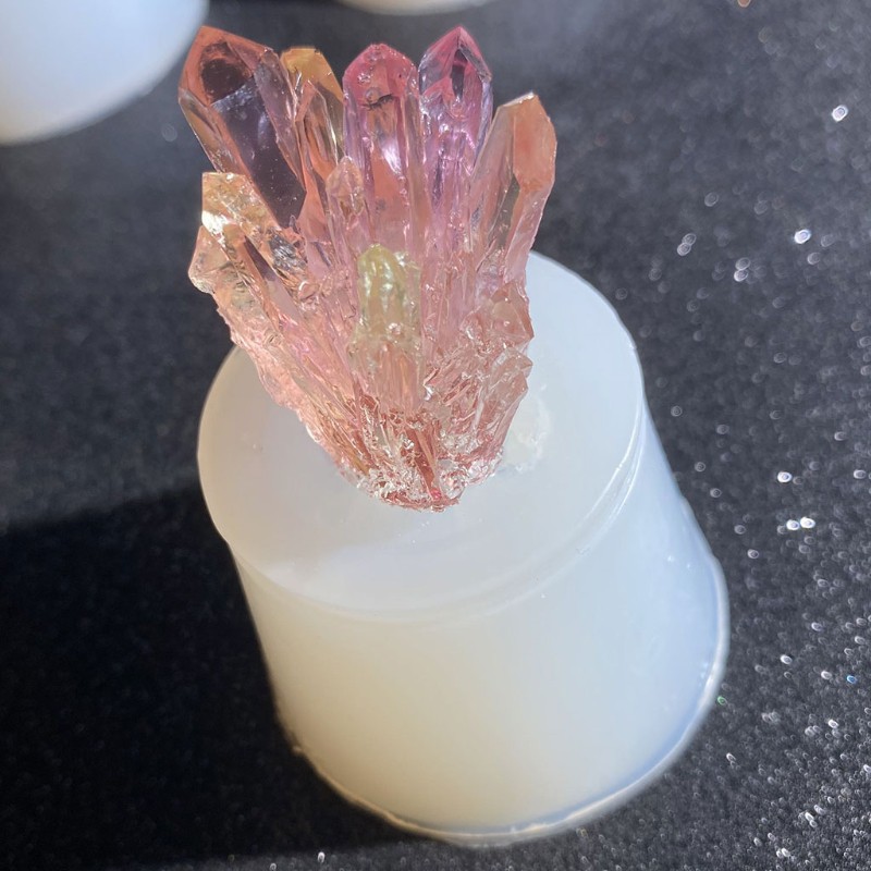 Khuôn silicone tạo hình mặt trang sức tinh thể epoxy mô phỏng làm trang sức thủ công mỹ nghệ