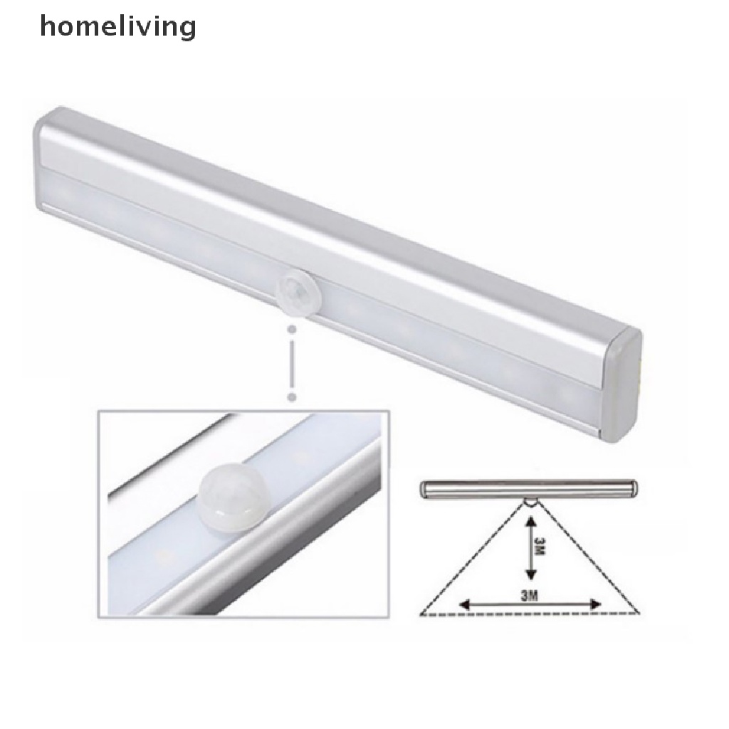 Đèn LED 10 Bóng Không Dây Cảm Biến Chuyển Động Hồng Ngoại Siêu Sáng