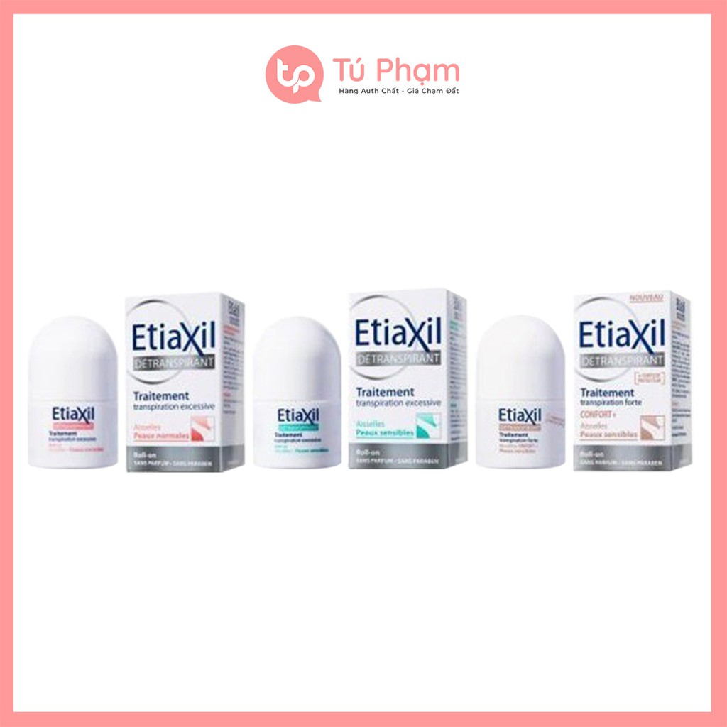 Lăn Khử Mùi Etiaxil Peaux Sensibles Giảm Mồ Hôi, Hôi Nách 15ml