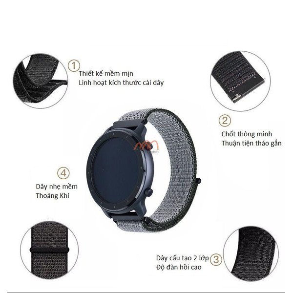 Dây nylon thể thao đồng hồ Amazfit GTR