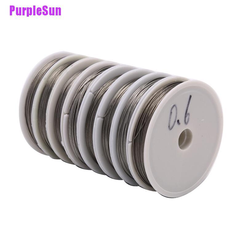 PurpleSun Stainless Steel Craft Wire Many Sizes Coil Accessory Beading DIY Jewelry Making