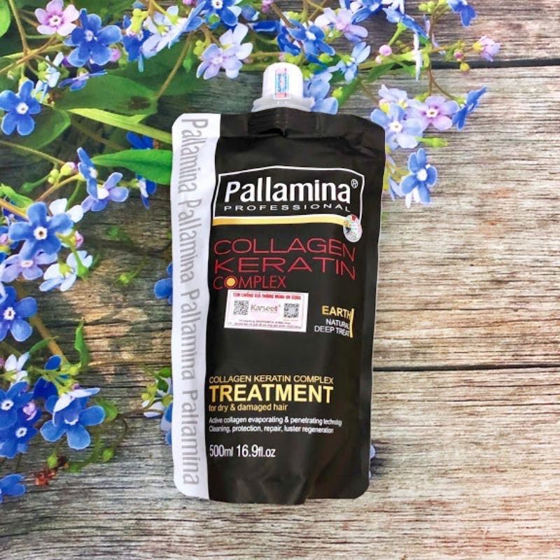 HẤP DẦU SUÔN MƯỢT PALLAMINA COLLAGEN KERATIN COMPLEX TÚI CHÍNH HÃNG 500ML