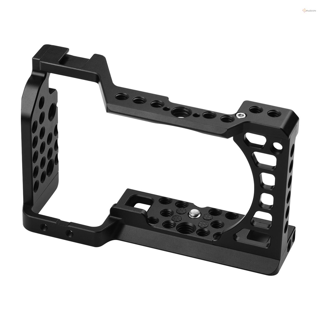 Khung lồng máy ảnh bằng hợp kim nhôm với ngàm gắn ren 1/4 3/8 cho A6000/A6100/A6300/A6400/A6500