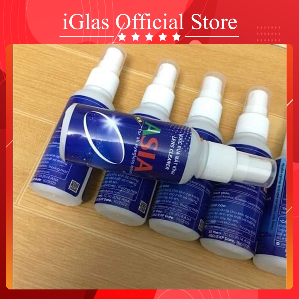 Nước lau kính mắt, màn hình điện thoại, gương 60ml - Nước rửa kính mắt chuyên dụng dạng xịt, Giúp hạn chế vết xước