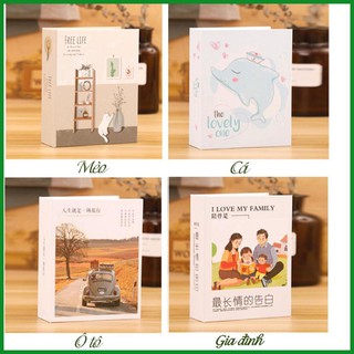 [ Album ảnh ] Album Ảnh cỡ 9x12, để vừa 200 ảnh 9x12 nhét, hình dễ thương, ngộ nghĩnh, có ảnh thật.