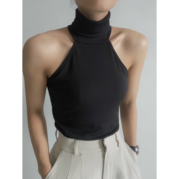 Áo Anna Top 02 ( Áo ba lỗ cổ lọ )