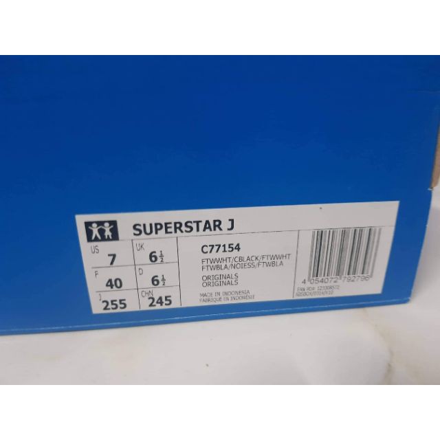 Giày Adidas Superstar size 40 REAL FULL BOX