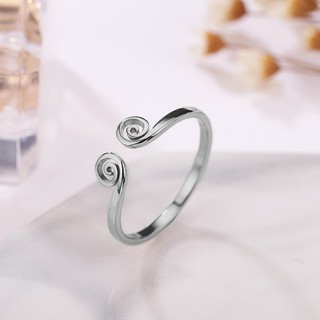 Nhẫn Teapear Đơn Giản Hình Vòng Kim Cô