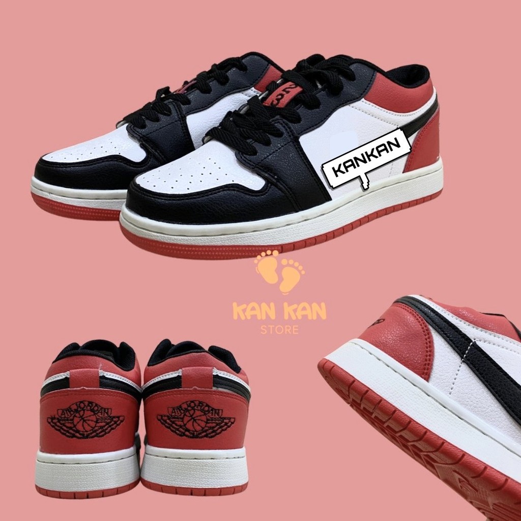 Giày Thể Thao Nam Nữ KA043 Giầy Sneaker Jordan Cổ Thấp Bản Đẹp KanKanStore