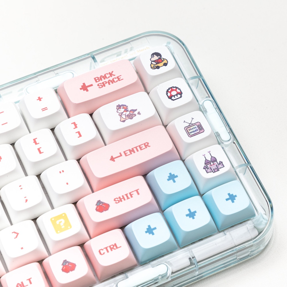 134 Phím Pixel Wars Keycaps XDA Profile Hoạt hình Anime PBT DYE SUB Bàn phím cơ Keycap | BigBuy360 - bigbuy360.vn