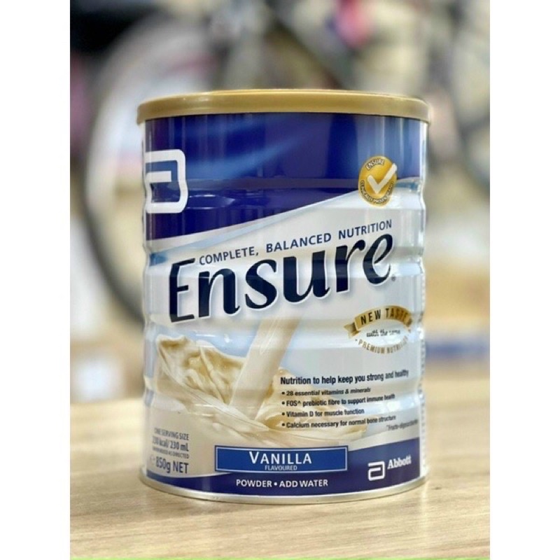 Sữa Bột Ensure Úc Hương Vani 850g