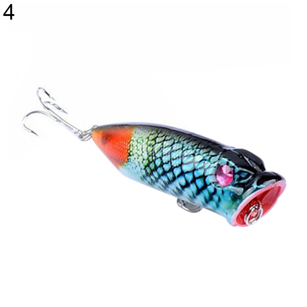[Re]Fishing Lures Topwater Floating Popper Hooks Bait Helpful Fishing Tackle Tool