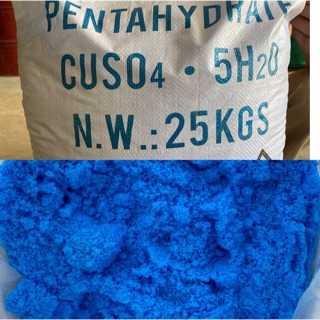 ĐỒNG SUNFAT Đài Loan CuSO4.5H2O-25kg- dùng trong xi mạ