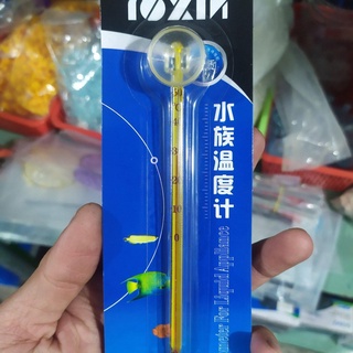 Nhiệt kế do nhiệt độ bể cá ROXIN kèm nút cao su hít kính