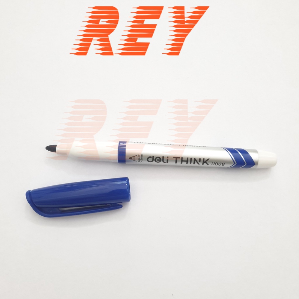 COMBO 2 cây bút lông viết bảng xóa được ngòi 1,5mm Deli U006