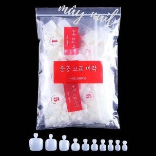 Móng úp chân chuẩn fom ( bịch 600 móng)