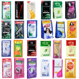 Dây Dầu Gội Xả Clear, Dove, Rejoice, Pantene, Head & Shoulder, Sunsilk, X Men, Romano, Palmolive, Enchanteur, Life Buoy