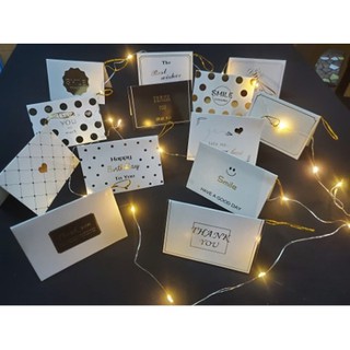 Set 5 Thiệp chúc mừng Sinh Nhật, Cảm Ơn , Tình Yêu - Art và Đời Sống