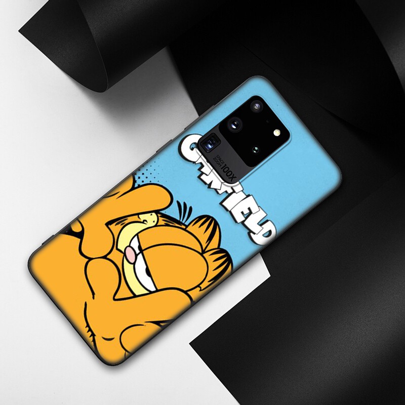 Samsung Galaxy J2 J4 J5 J6 Plus J7 J8 Prime Core Pro J4+ J6+ J730 2018 Casing Soft Case 43SF Garfield Cat Cartoon Cute mobile phone case