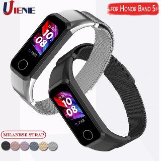 Dây Đeo Thay Thế Chất Liệu Kim Loại Dạng Lưới Cho Đồng Hồ Huawei Band 4 / Honor Band 5i