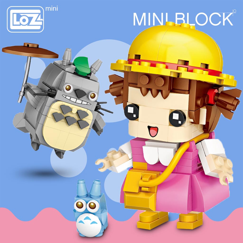 Loz Mô Hình Lắp Ráp Nhân Vật Phim Hàng Xóm Của Tôi Là Totoro Doudoulong