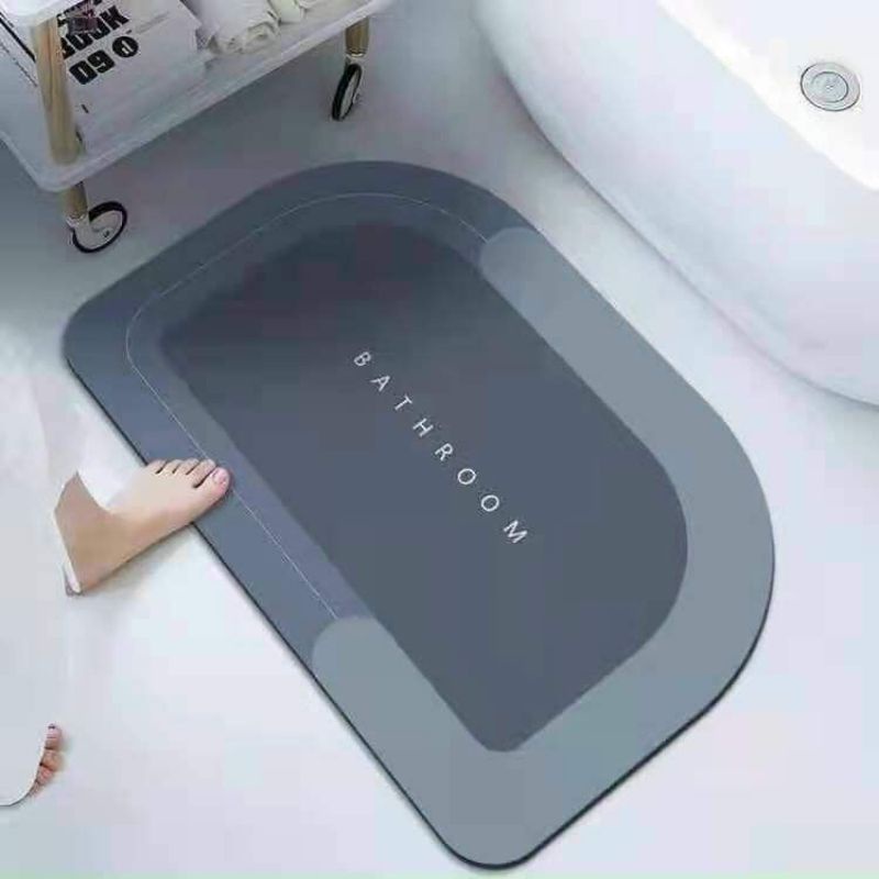 Thảm lau chân silicon siêu thấm hút, chống trơn trượt