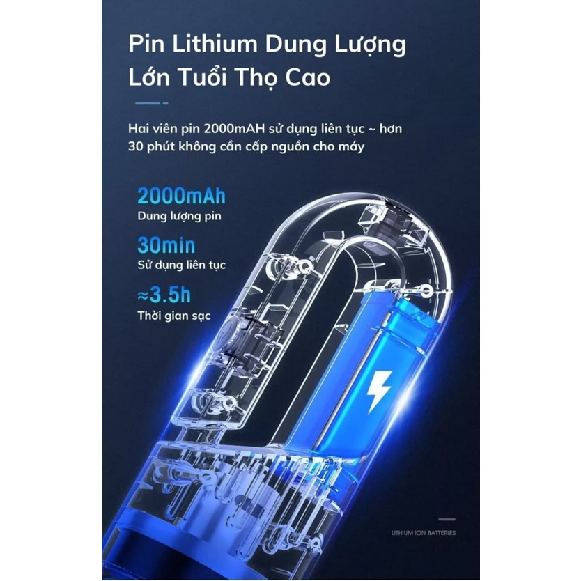 Máy hút bụi, Máy hút bụi mini cầm tay, Máy hút bụi không dây, Máy hút bụi mạnh mẽ-Focus