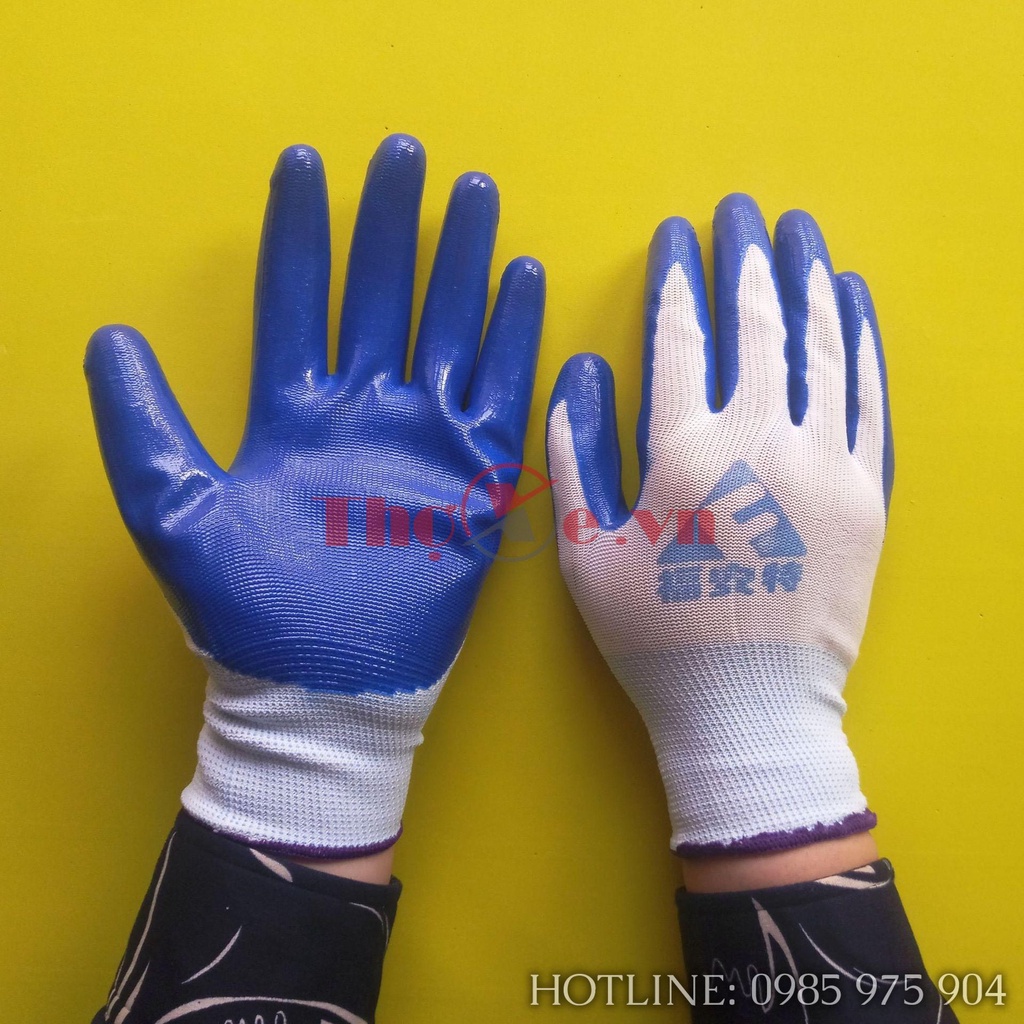 Găng tay phủ cao su phom co giãn, bao tay sửa xe cao cấp (Túi 12 đôi) - Thế Giới Thợ Xe