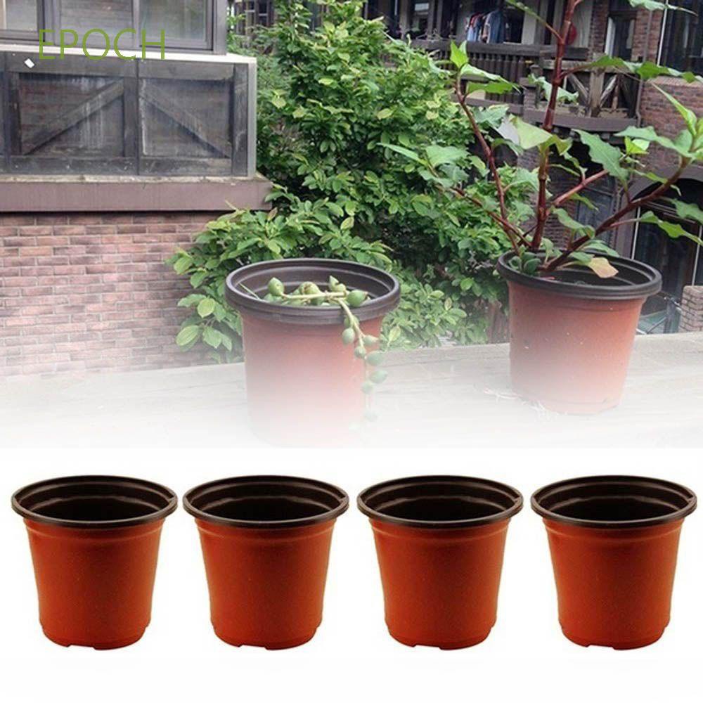 Epoch Set 10 Chậu Nhựa Tròn Trồng Cây Trang Trí Nhà Cửa