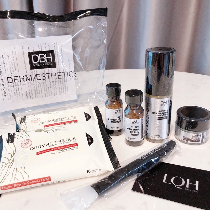 Liệu trình set bộ tái tạo phục hồi da Retinol DBH