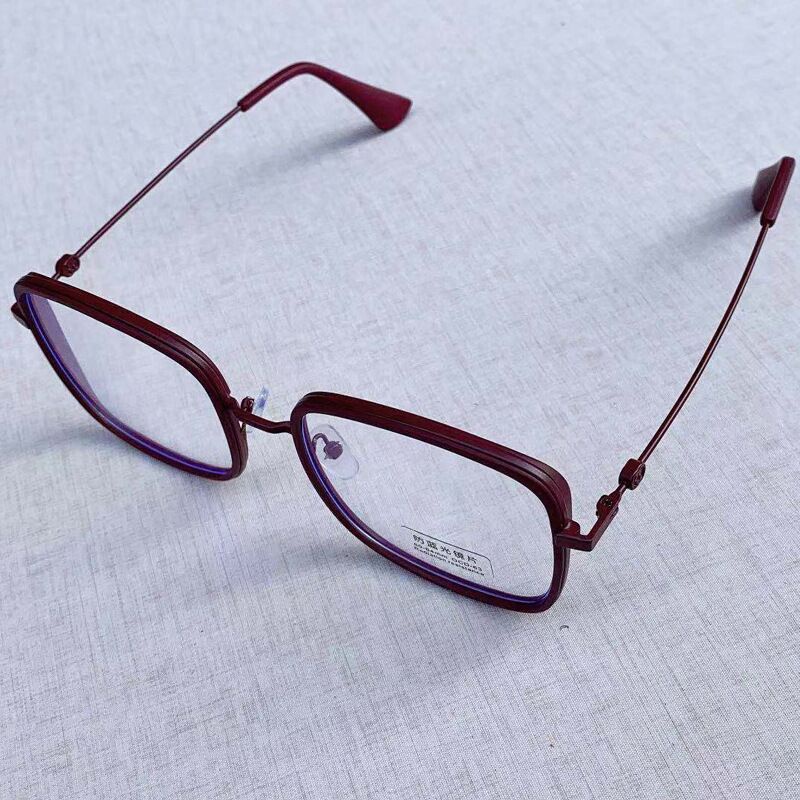 Kính Mát Gọng Vuông Oversize Chống Ánh Sáng Xanh Thời Trang Cho Nữ